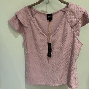 W5 purple top NWT